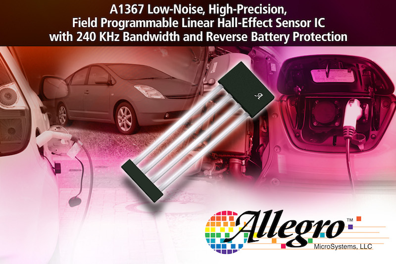 Allegro's new high-precision field-programmable linear hall-sensor IC offers reverse battery protection